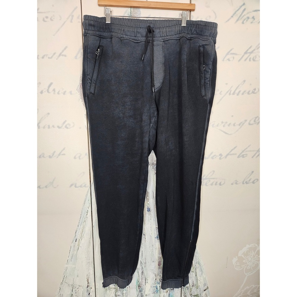 Cotton Citizen Bronx Joggers Mens XXL Vintage Black Mineral Wash Sweatpants USA